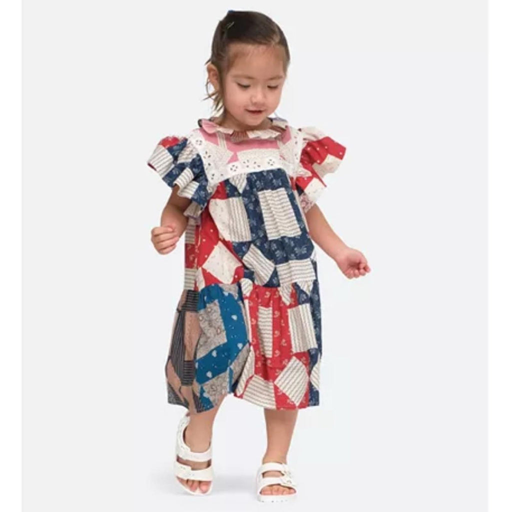 Sea New York Girls' Nohr Patch Flutter Dress, NWT, Size 10Y