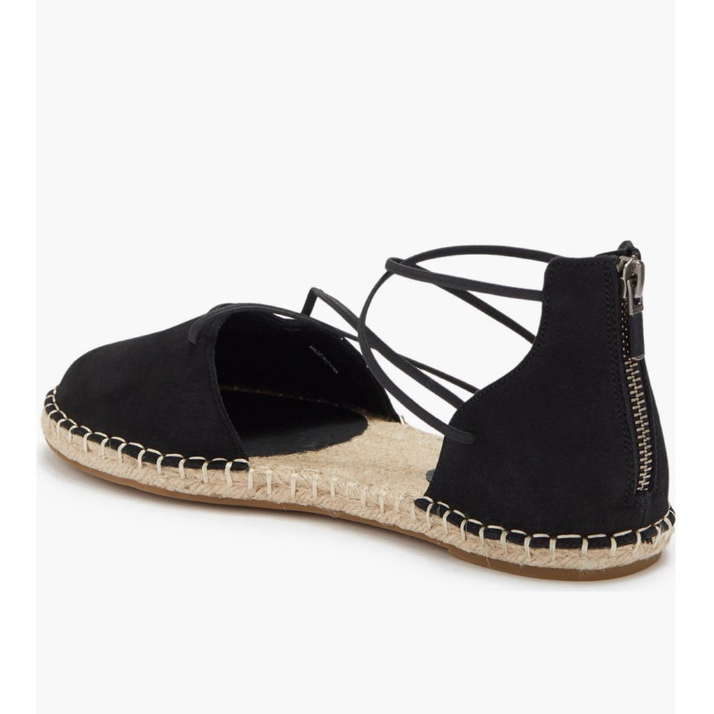 Eileen Fisher Lace-Up Espadrille Black Sandals, Size 11 EXCELLENT! $160