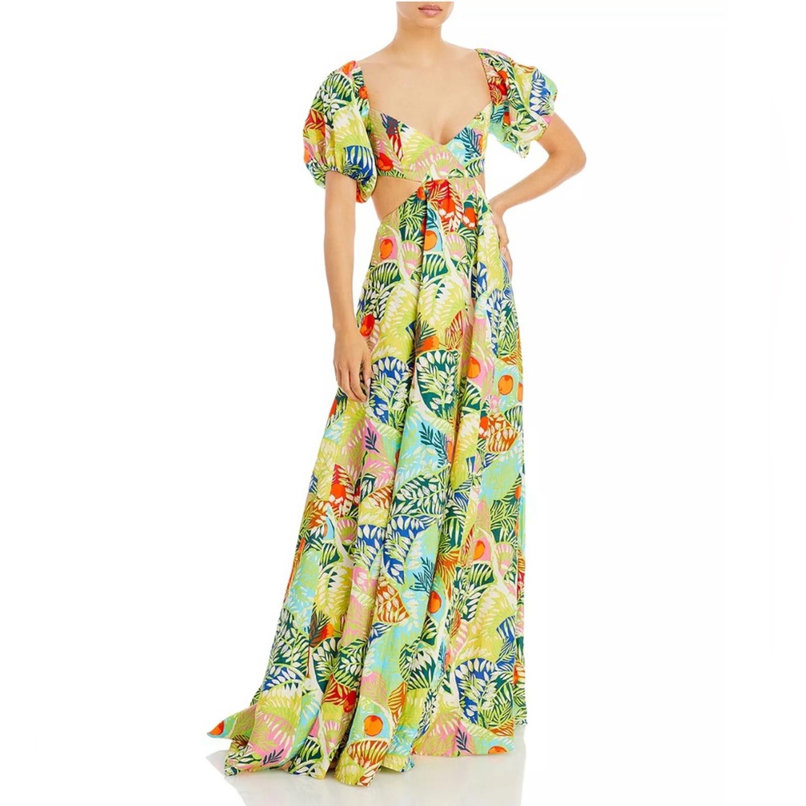 STAUD Coliseum LINEN Maxi Dress, Oh So Gorgeous! Size 4 New w/Tag SOLD OUT!