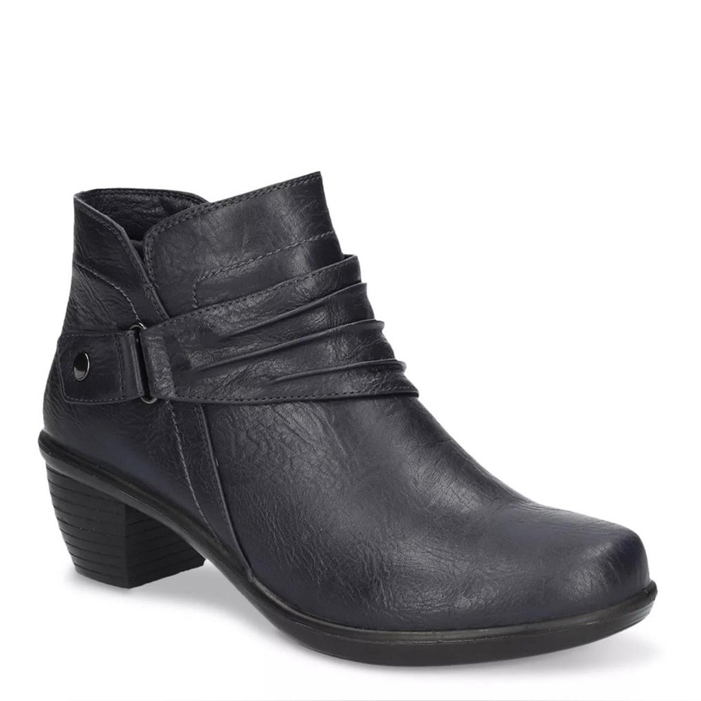 Easy Street Damita Ankle Boots in Navy, Size 9W NEW in Box