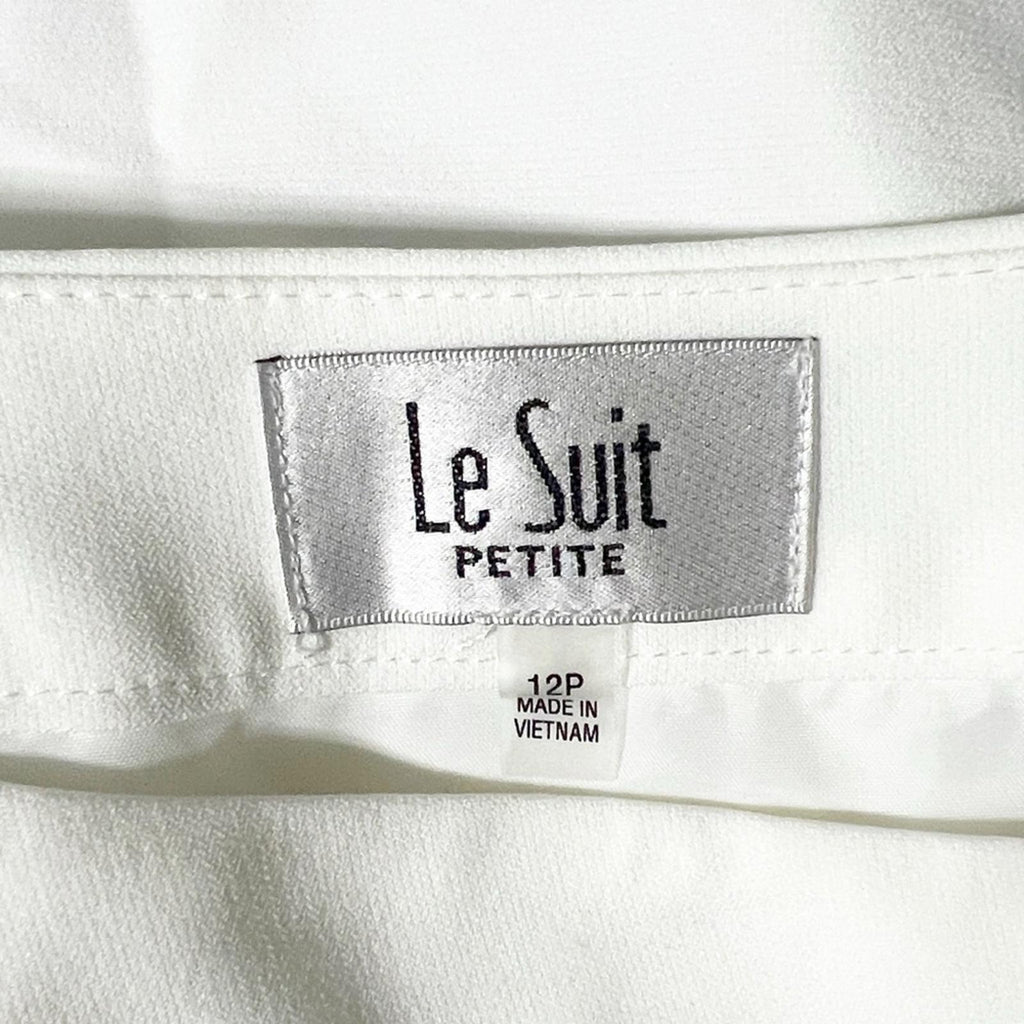 Le Suit Blossom/Van Ice A-Line Skirt, Petite Size 12, NEW