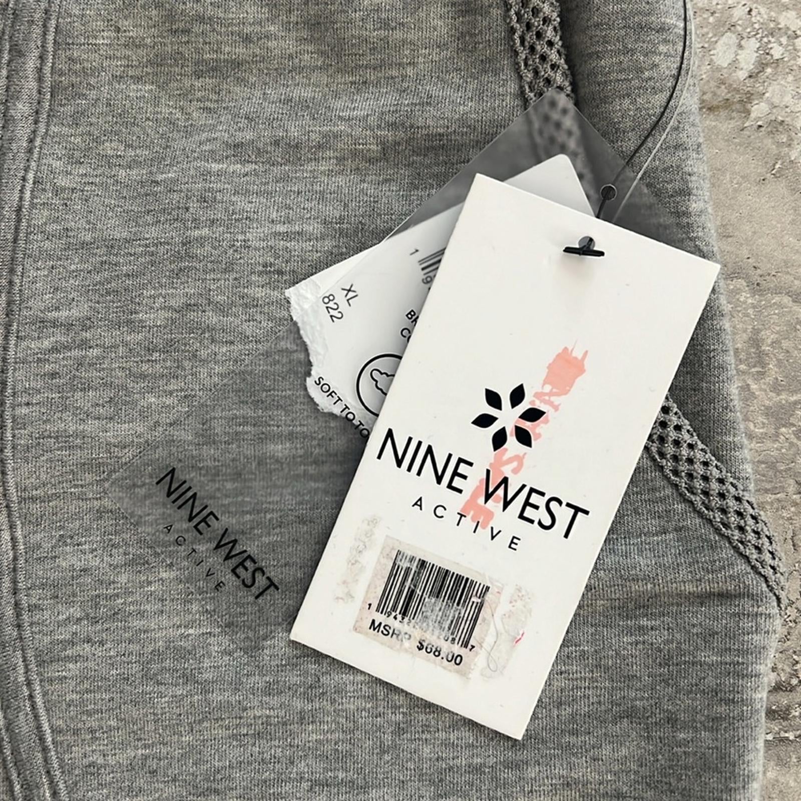 Nine West Active Jogger Pants in Grey, Size XL New w/Tag Retail $68