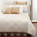 NWT Barbara Barry Floating Lotus Gilded Queen Duvet Cover - New w/Tag