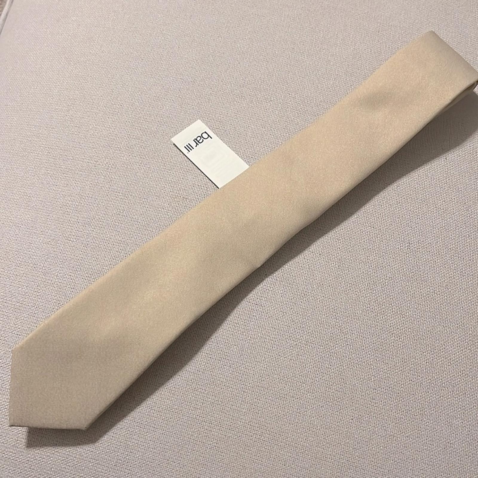 Bar III Sable Solid Neck Tie, Taupe Style 13C1-1002 New with Tag
