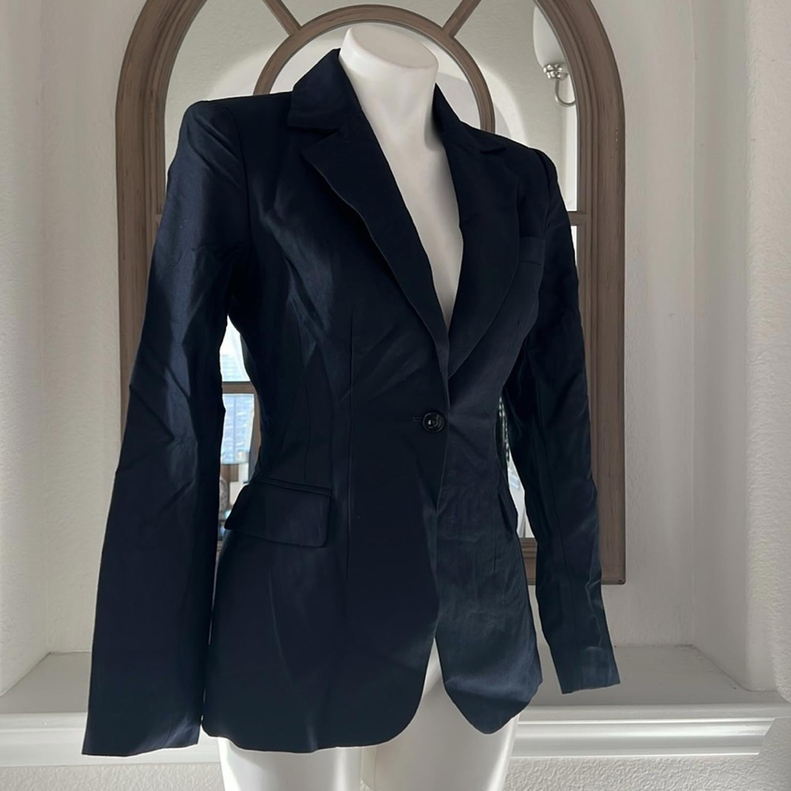 Billie the Label Jamie Blazer in Midnight, Size XS NEW w/Tag