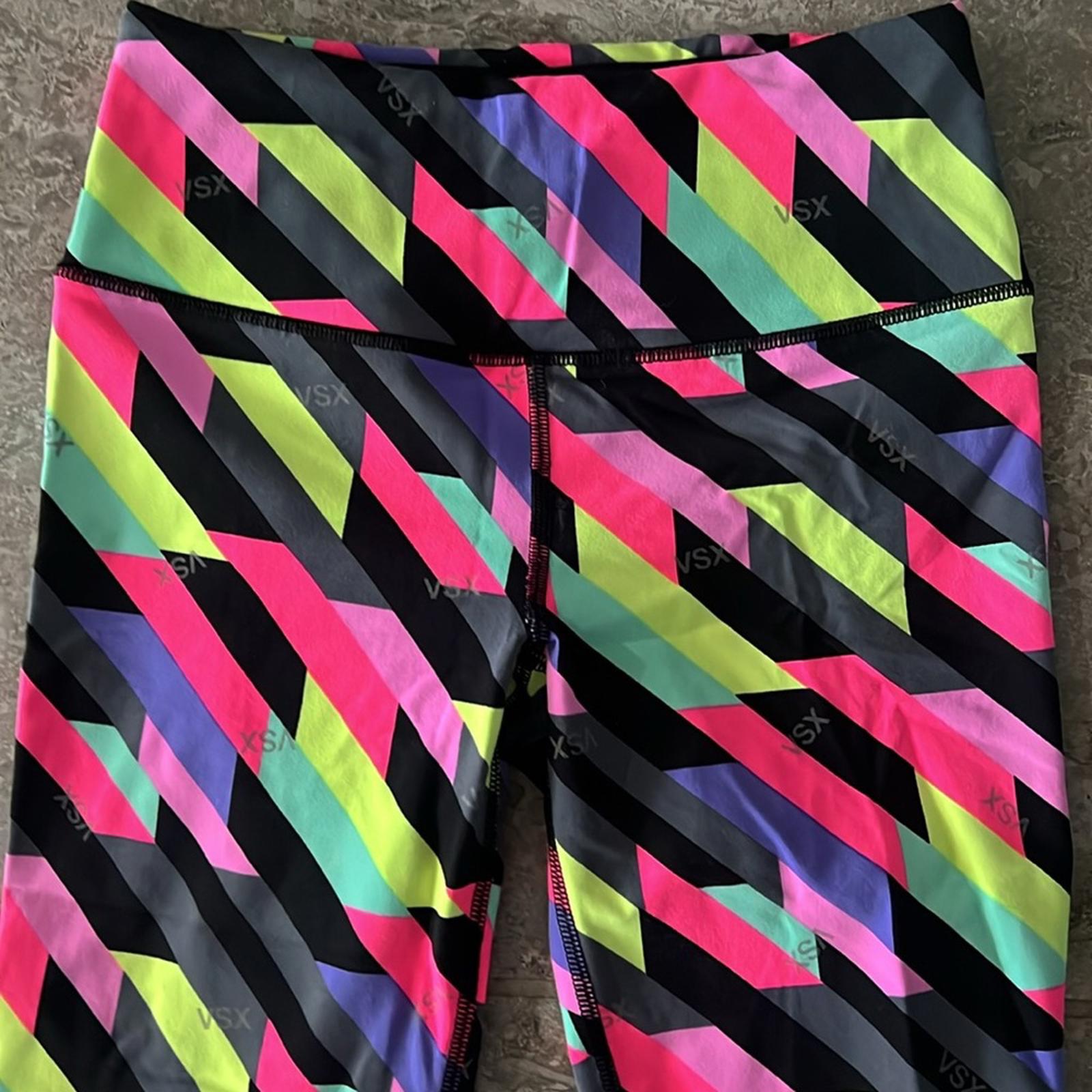 VSX Victoria’s Secret Knockout Vibrant Crop Leggings, Size XS EXCELLENT!