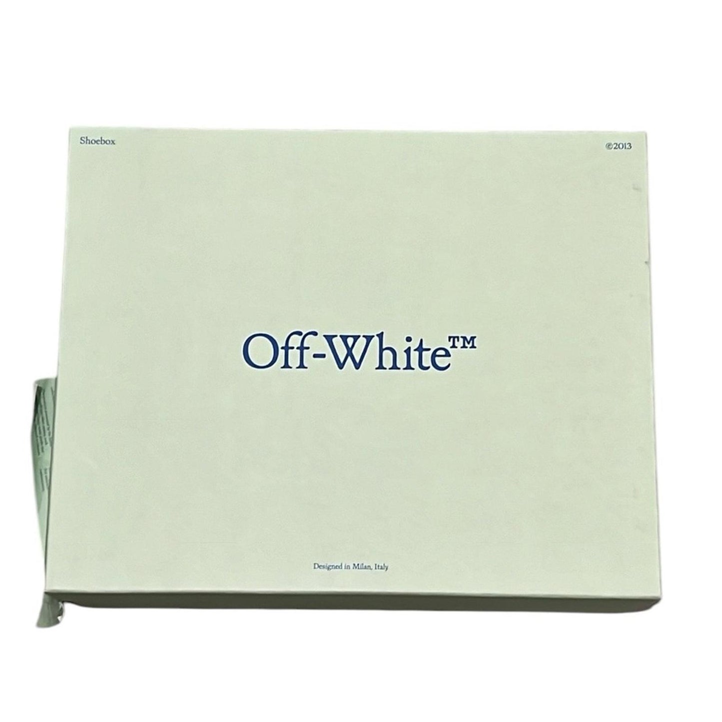 Off-White Leather Peculiar Spring High-Heeled Ankle Boots, Size 38 NEW +DustBag