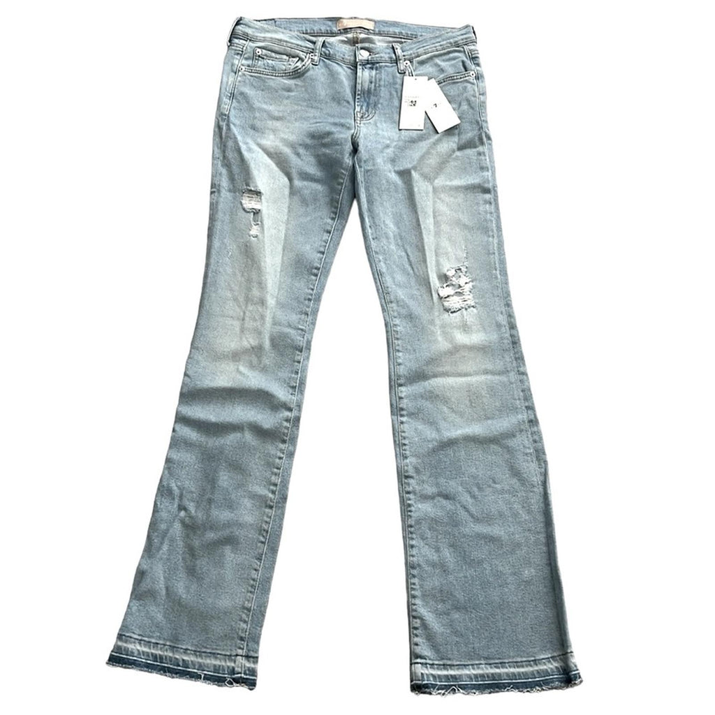 7 For All Mankind Original Mid Rise Bootcut Jeans in Wild Fleur Size 31 NEW $228