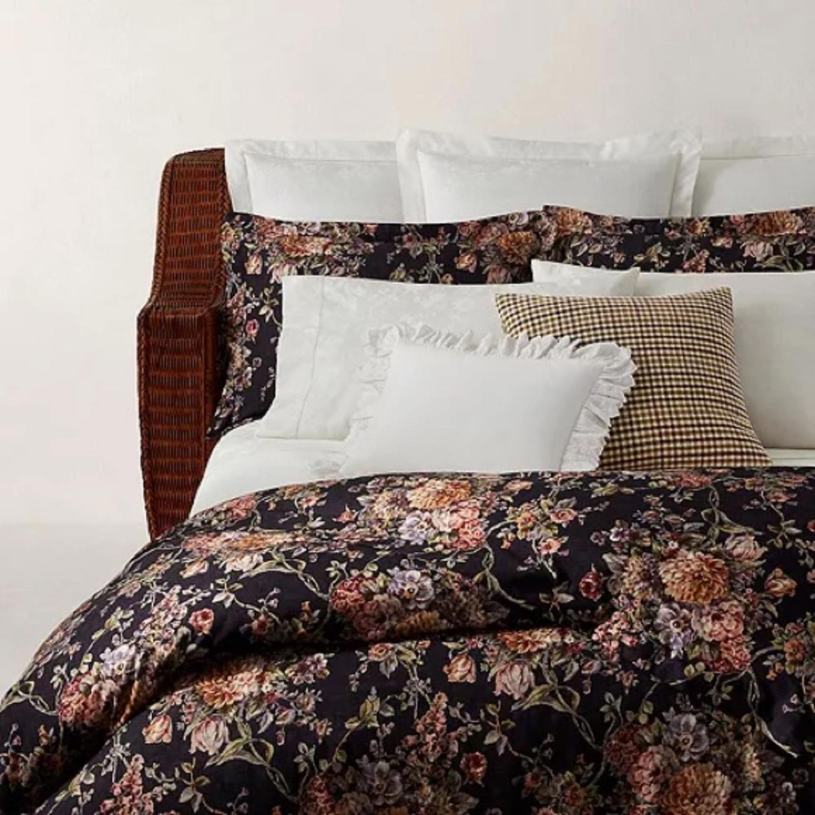Ralph Lauren Elyse Duvet Cover Full/Queen in Eggplant, NWT $430