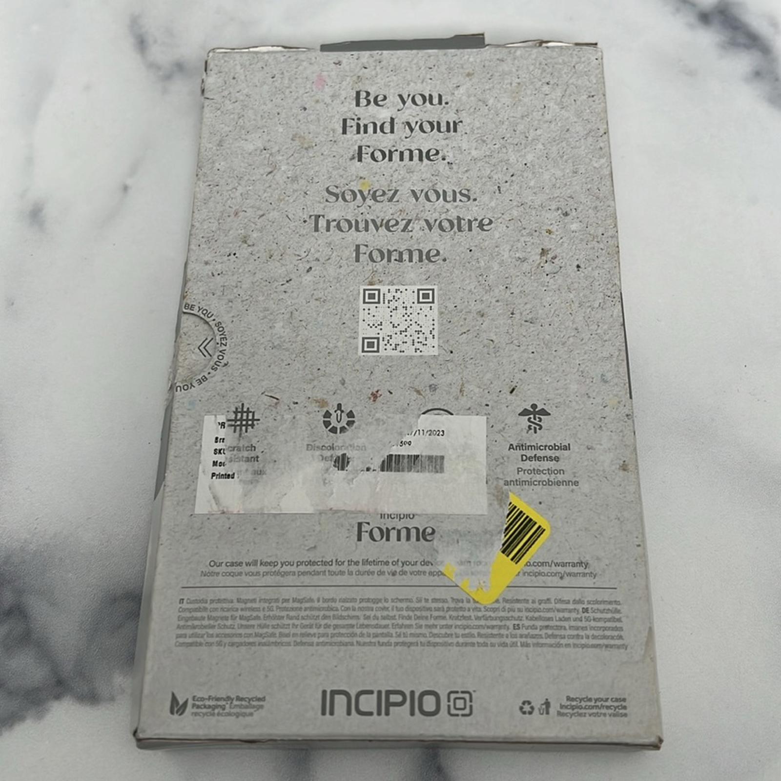 Incipio Forme Protective MagSafe Case, iPhone 6.7” Pro (Open Box) - Floral Agate