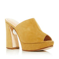 Nicholas Kirkwood Annabel Suede Mule in Hazel Suede Size 36.5 New +DustBag