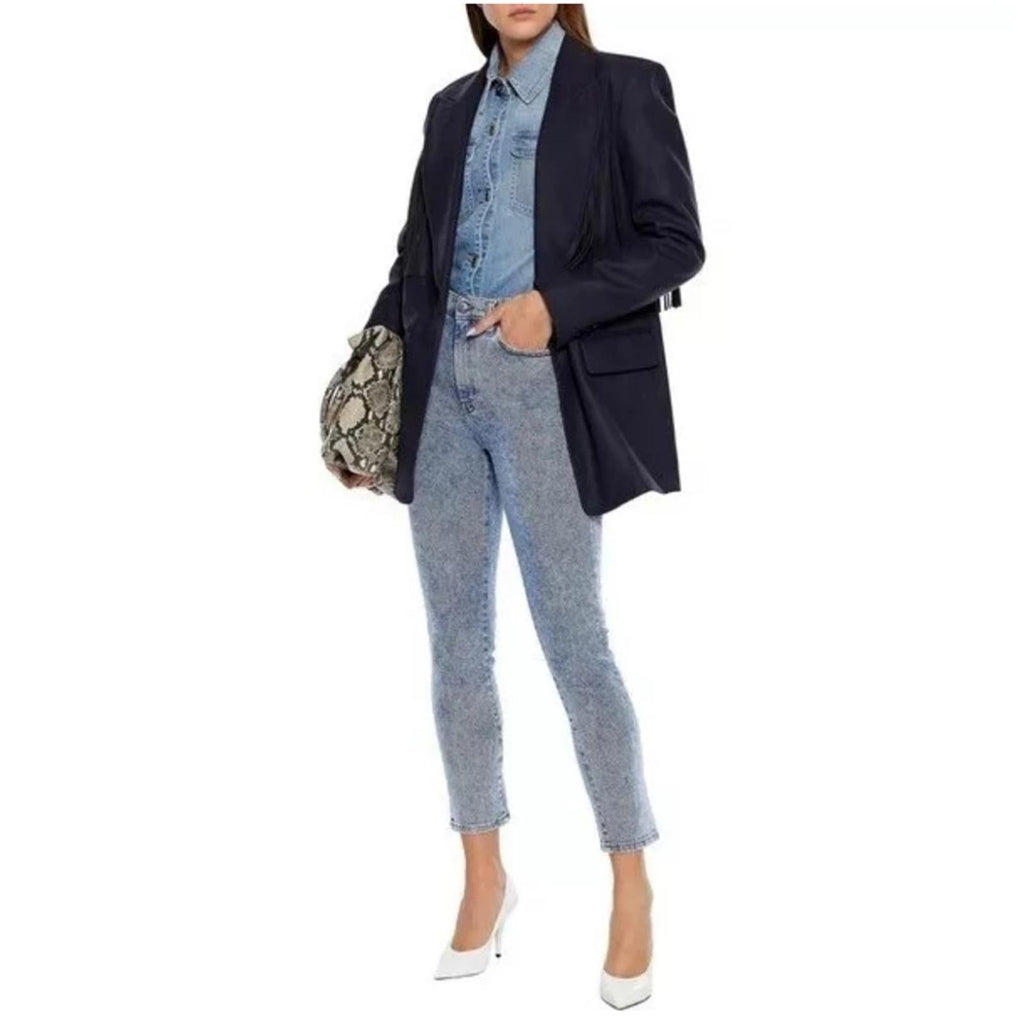 IRO Oilie High-Rise Skinny Jeans in Light Denim Acid Wash Size 24 New w/Tag $380