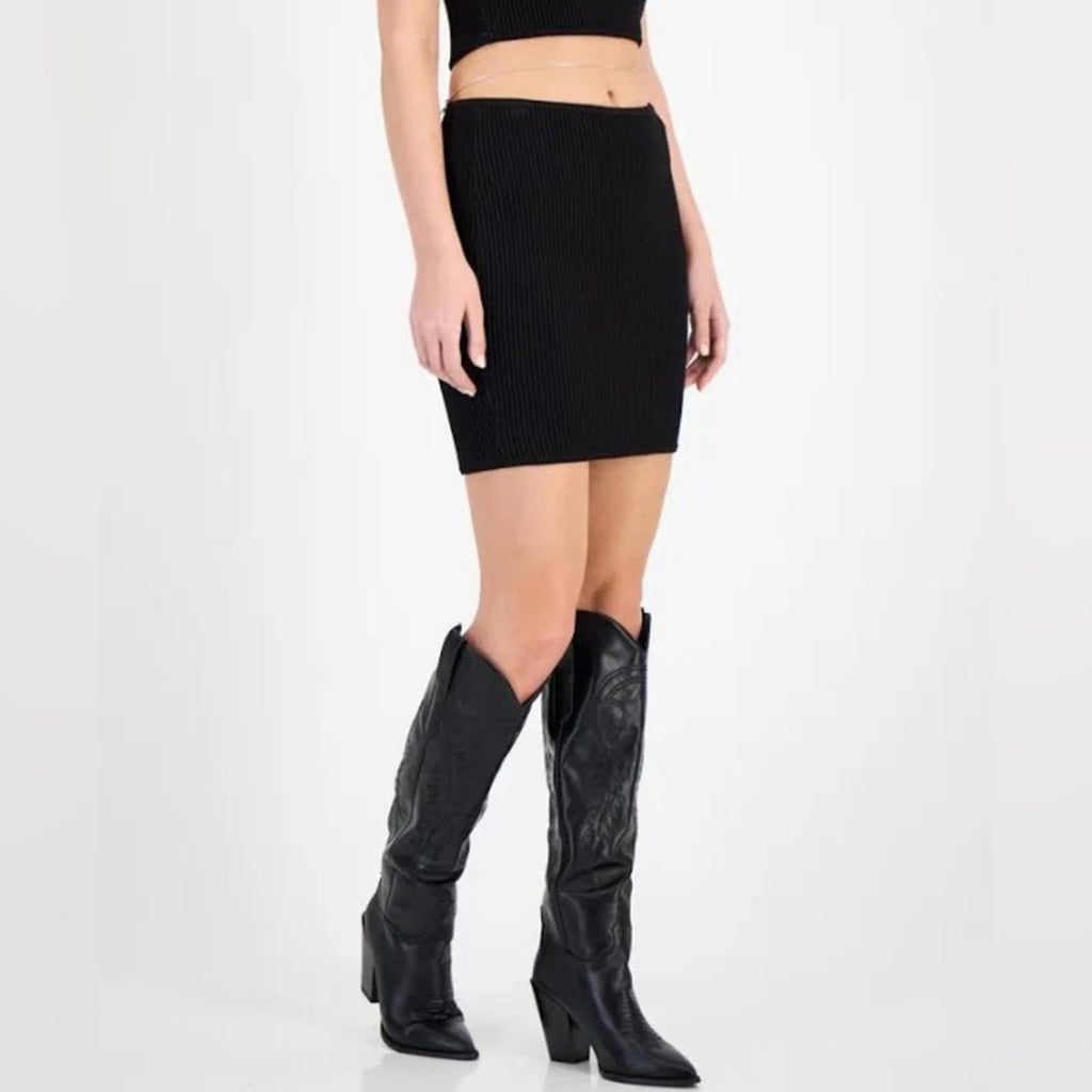 NEW Guess Mini Bodycon Skirt in Black, Size XS