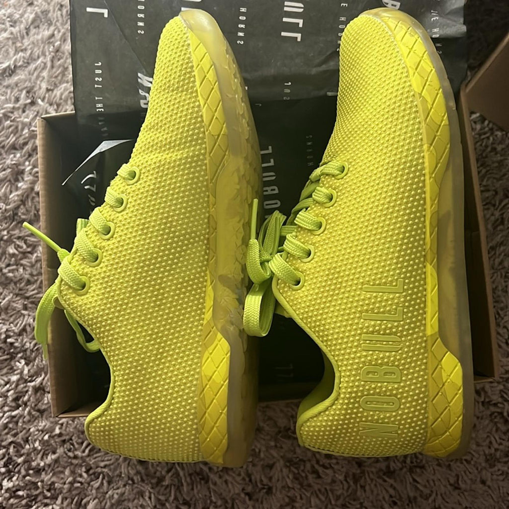 NOBULL Impact Neon Camo Sneakers SuperFabric Trainers Size 6.5 EU 37 New in Box