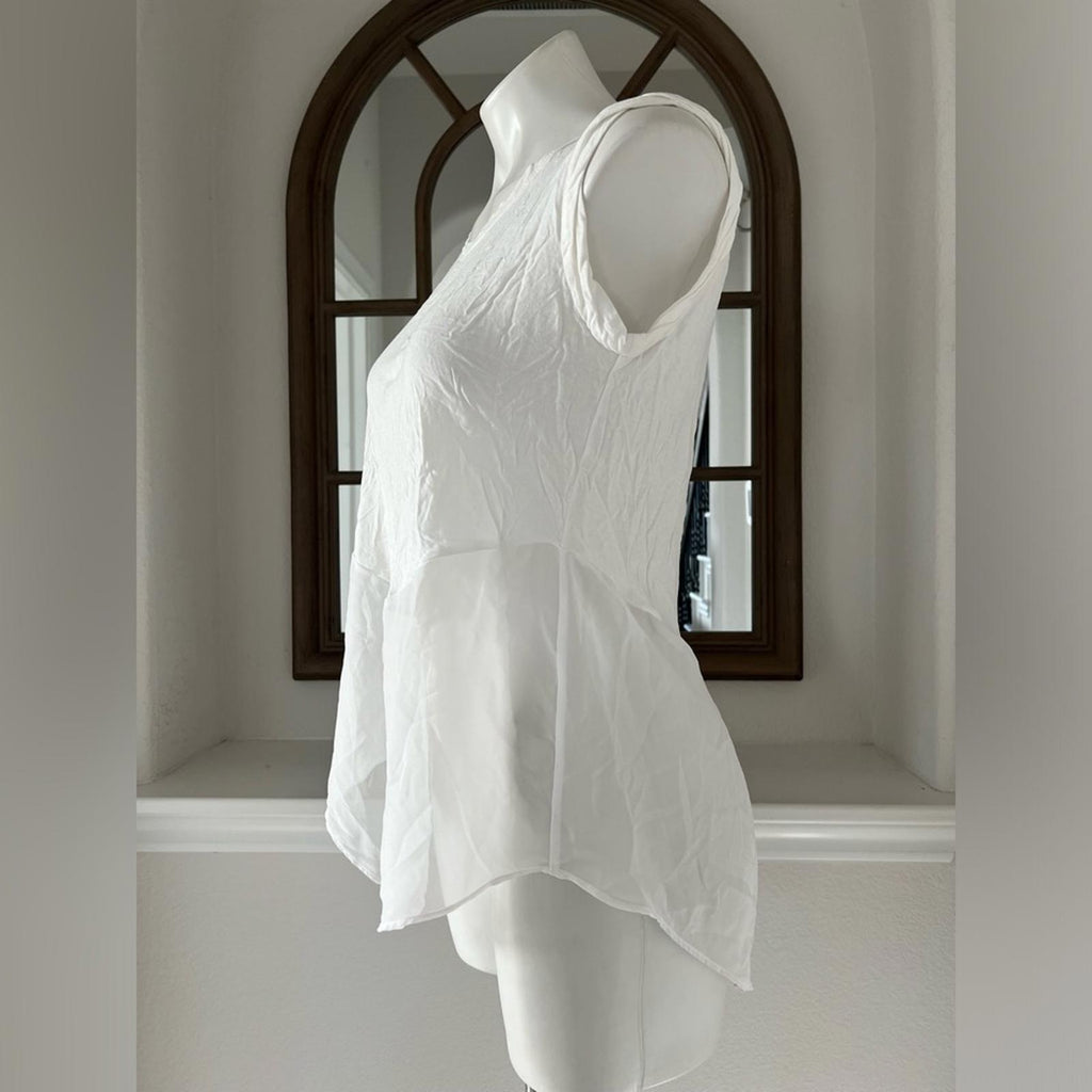BCBGMaxazria White Casual Top, Size S New with Tag