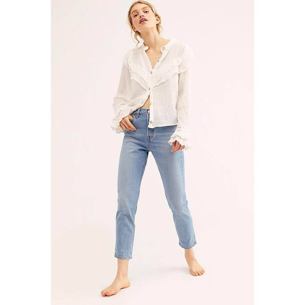 Levi’s Premium Wedgie Icon High-Rise Blue Jeans, Size 32 New with Tag