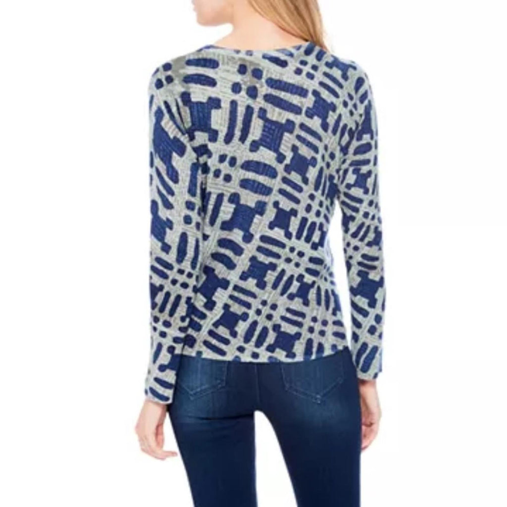 NIC+ZOE Ikat Camo Sweater, Women’s Size XL NWT