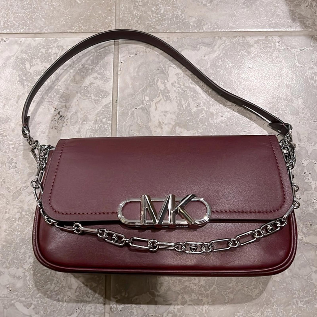 NWT Michael Kors Parker Medium Convertible Pouchette Shoulder Bag Retail $498