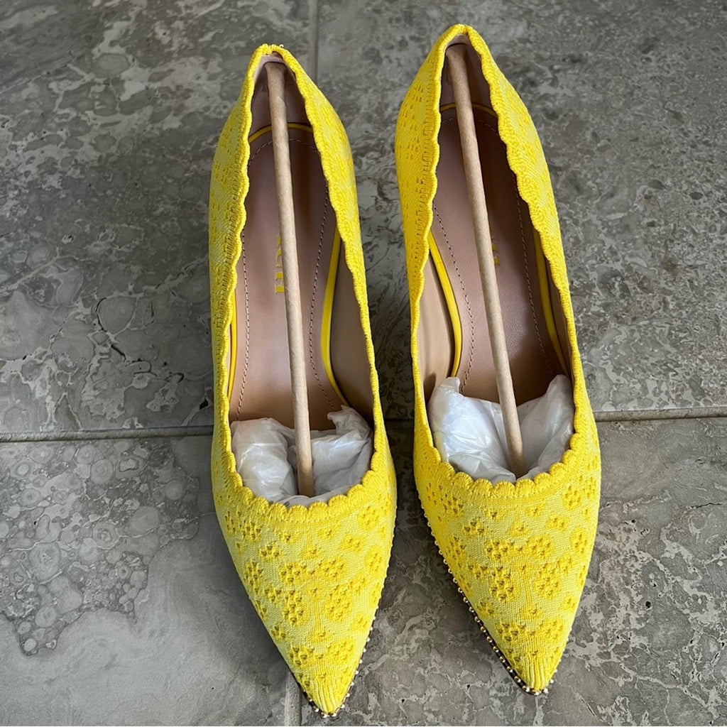 Coach Waverly Knit Buttercup Pumps, Size 8.5, New in Box (SOLD OUT)