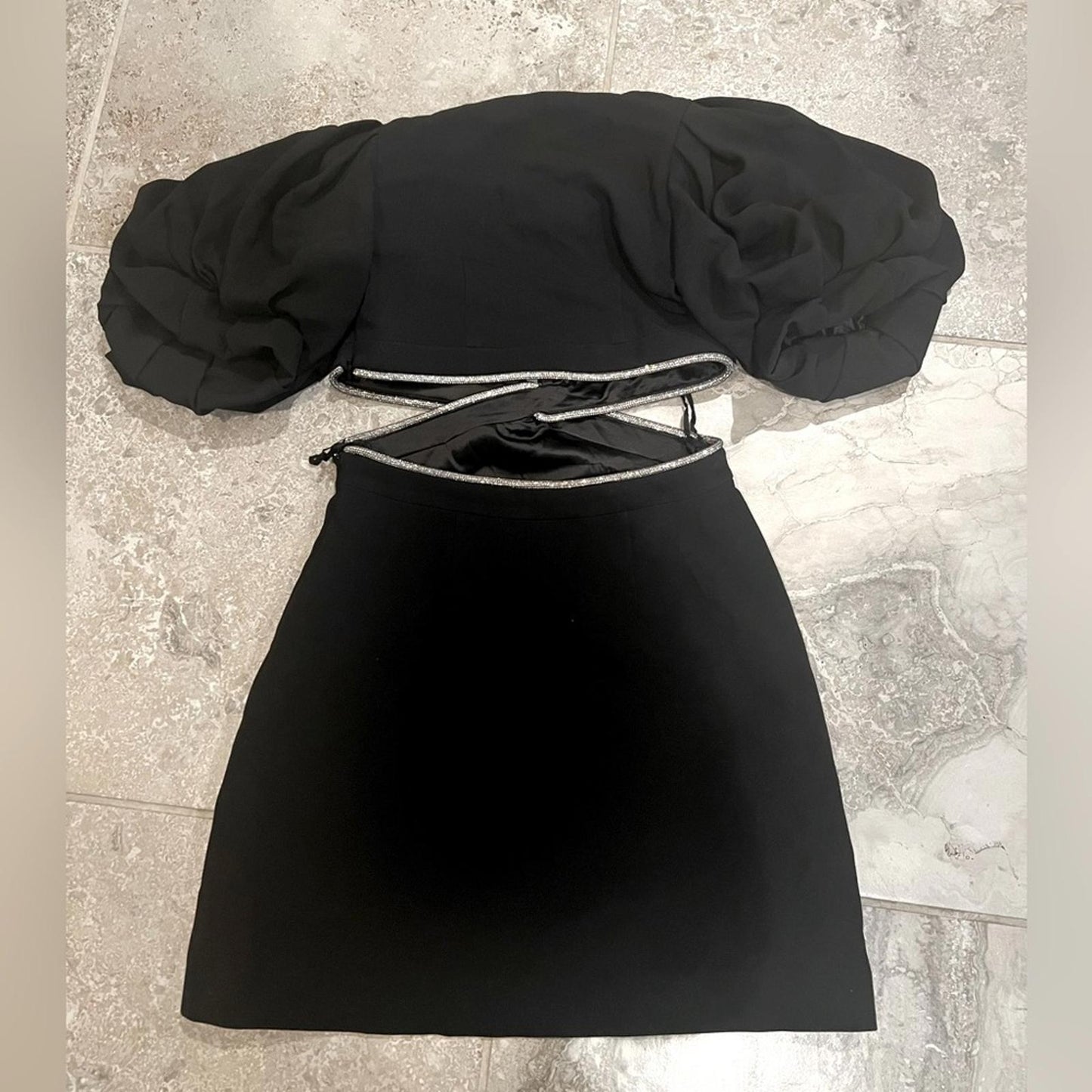 A.L.C. Revolve* Hazel Mini Cut-Out Dress in Black, Size 0 EXCELLENT! Retail $595