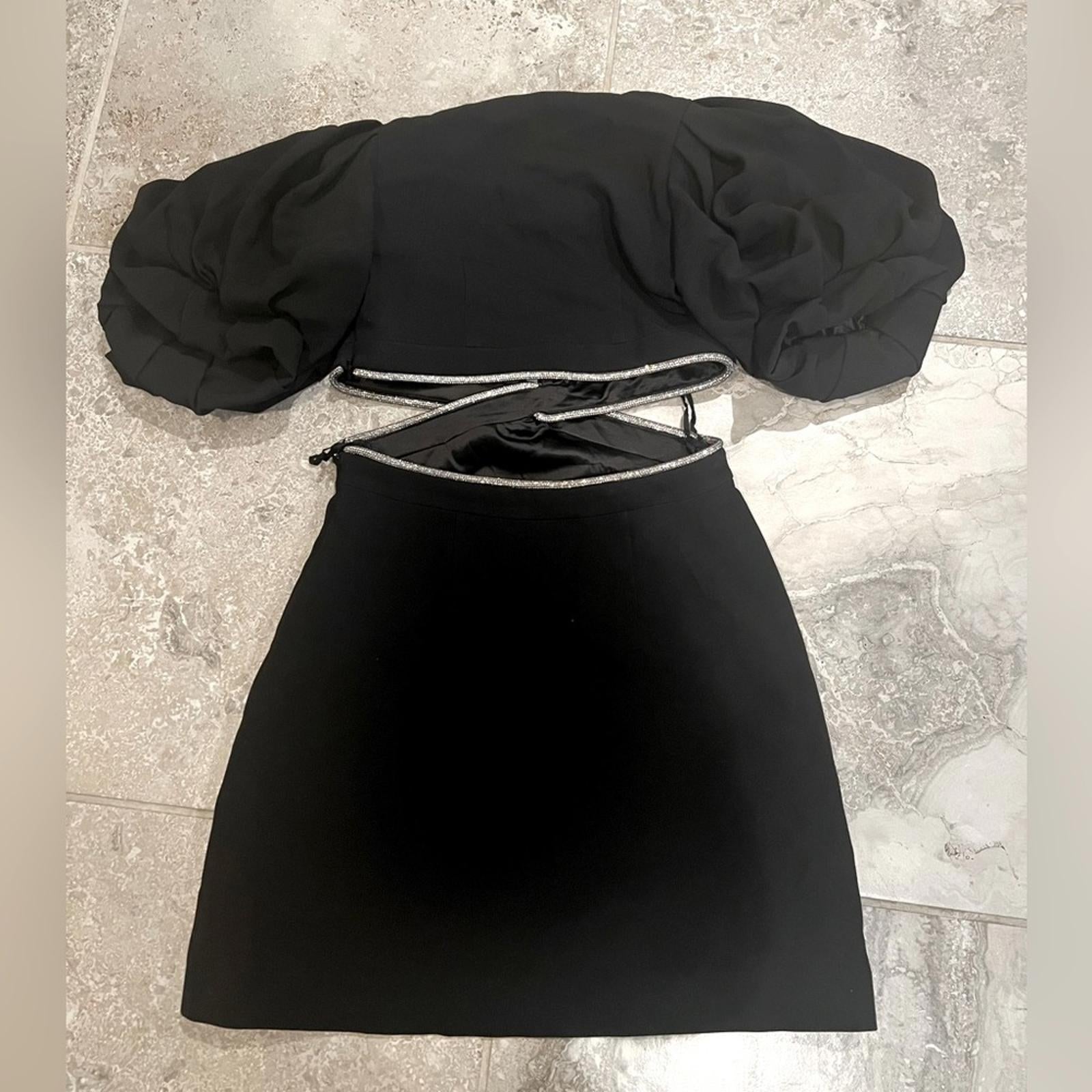 A.L.C. Revolve* Hazel Mini Cut-Out Dress in Black, Size 0 EXCELLENT! Retail $595