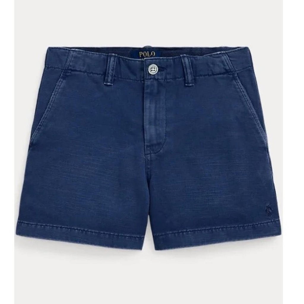 Polo Ralph Lauren Girls' Cotton Chino Shorts in Light Navy, Size 3, NWT