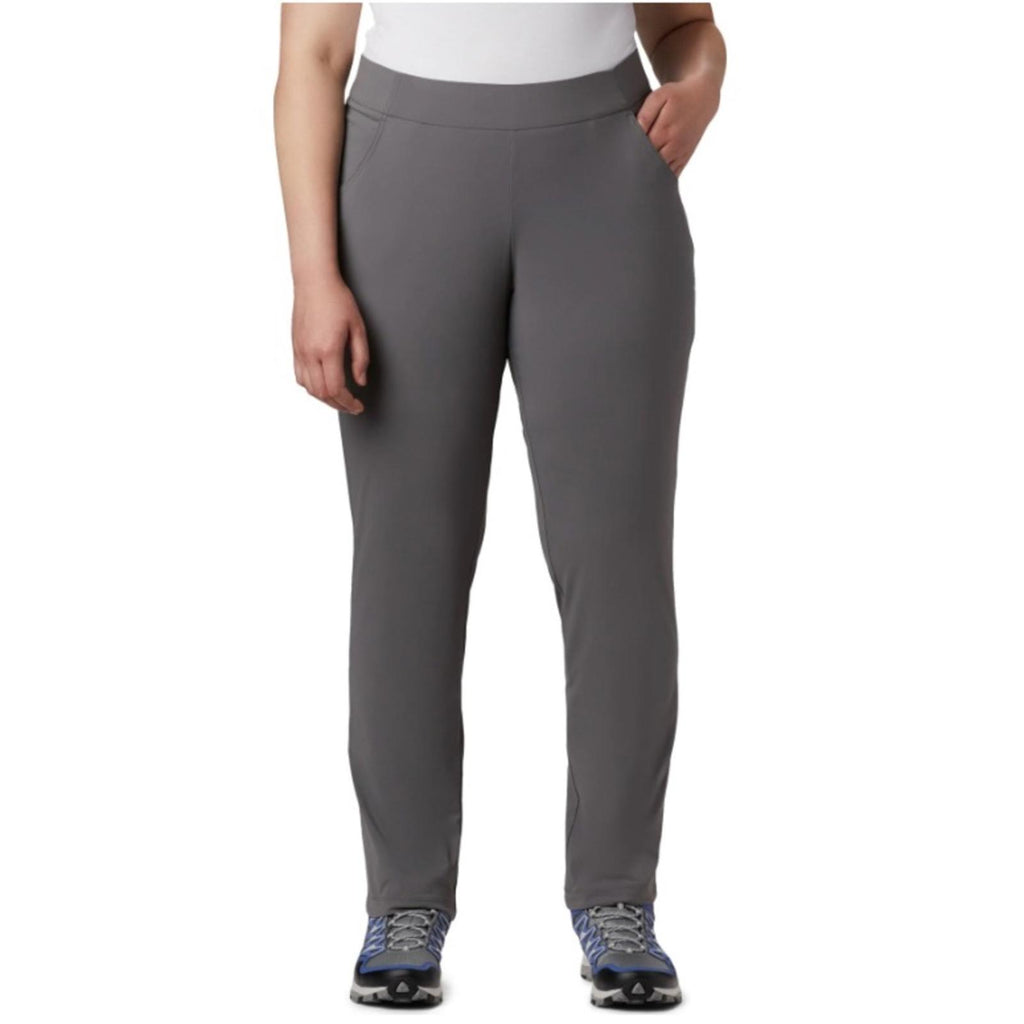 Columbia Anytime Casual Pull On Pants, Grey Plus Size 3X Women's, New w/Tag $95