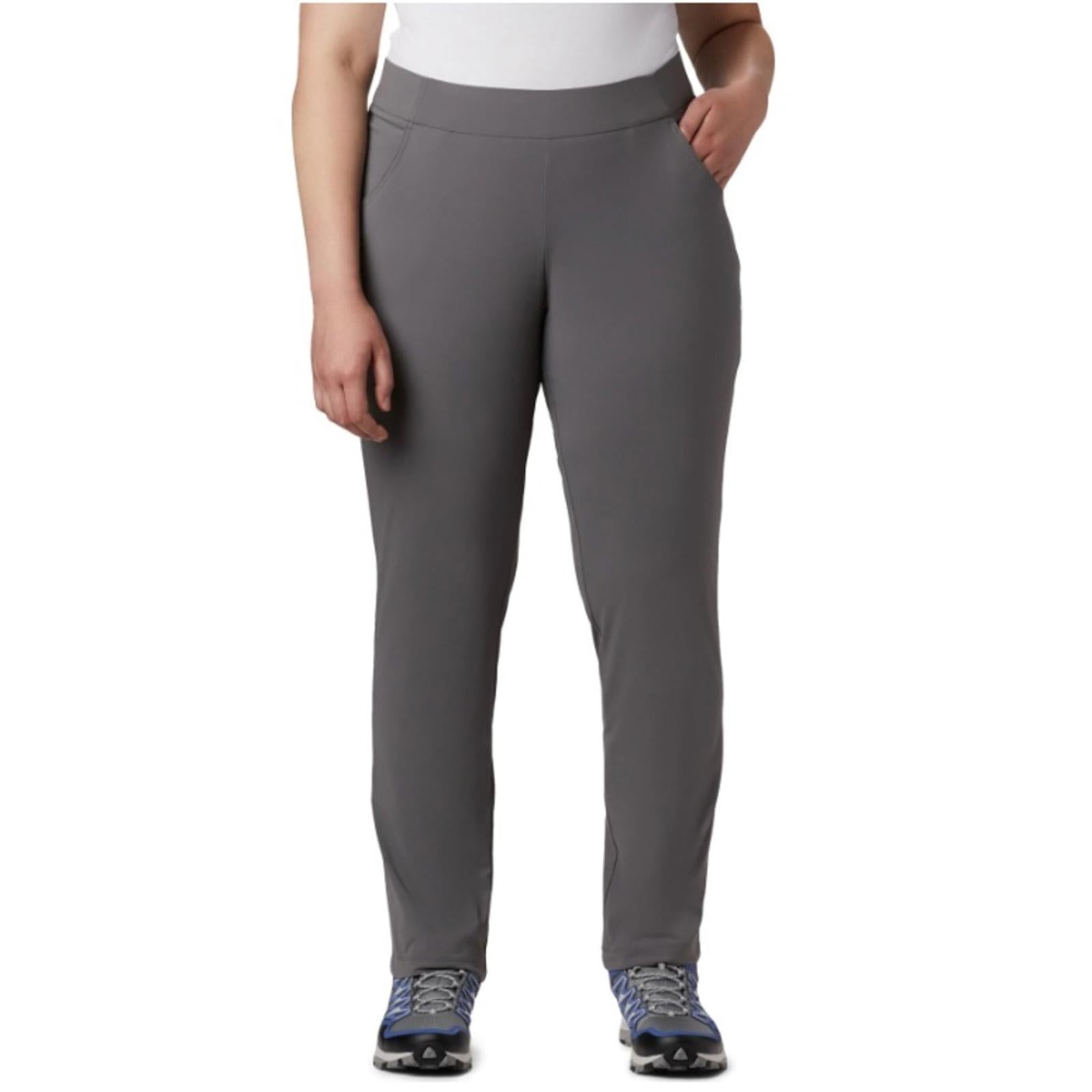 Columbia Anytime Casual Pull On Pants, Grey Plus Size 3X Women's, New w/Tag $95