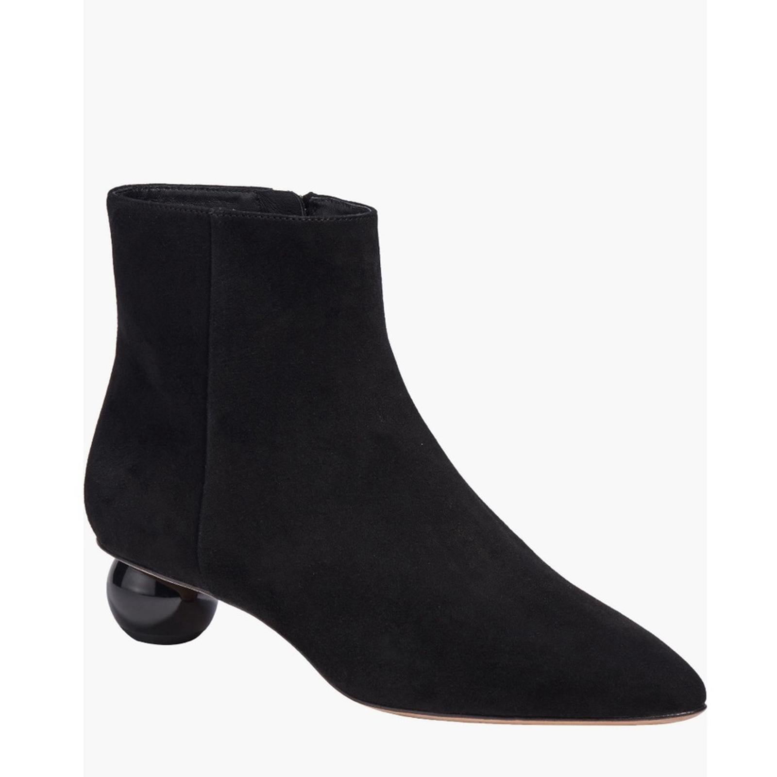 Kate Spade New York Sydney Pointed Toe Dress Booties, Black Size 6 New in Box