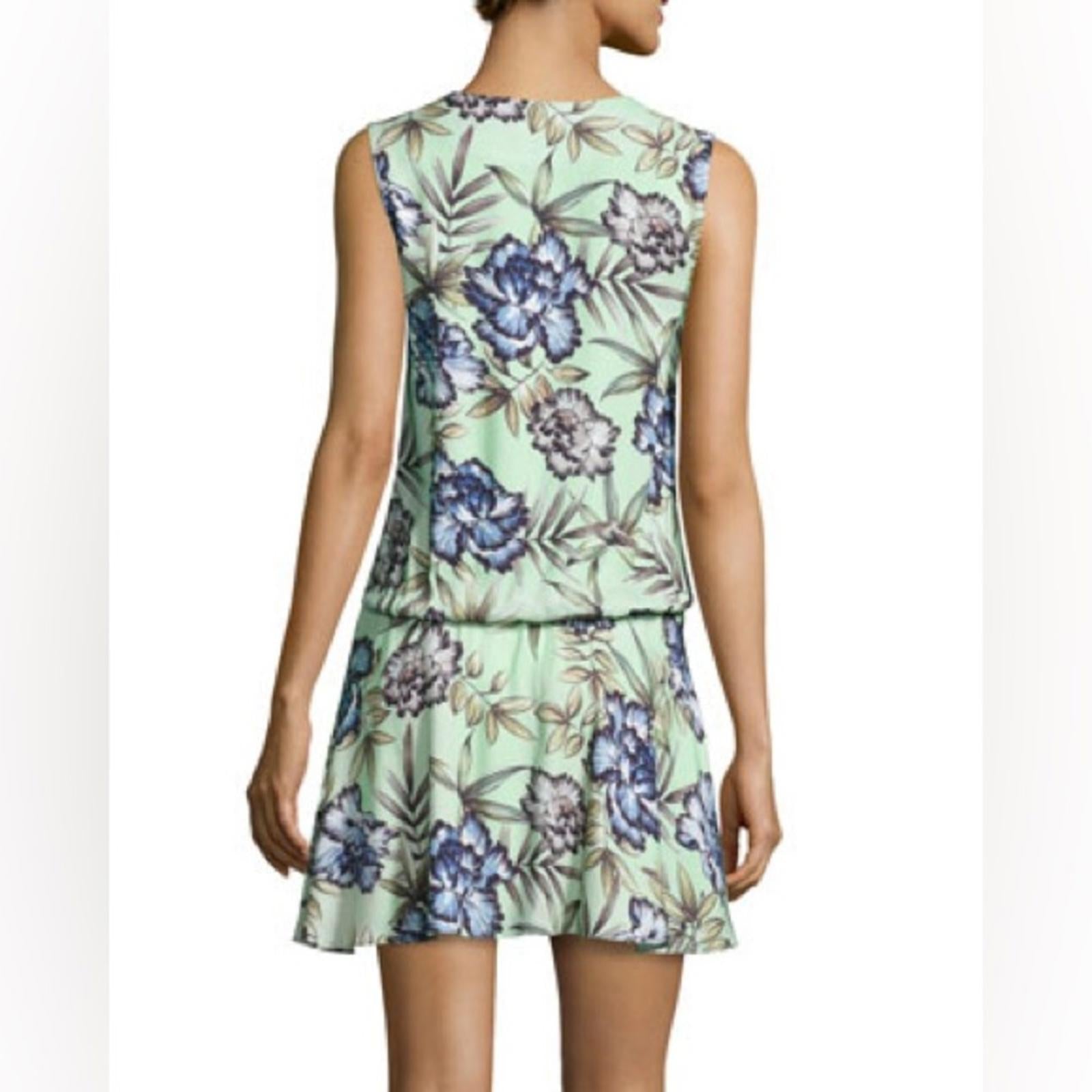 Alice+Olivia Brook Oasis Floral-Mint Dress, Multi Colors, Size 2 EXCELLENT! $298