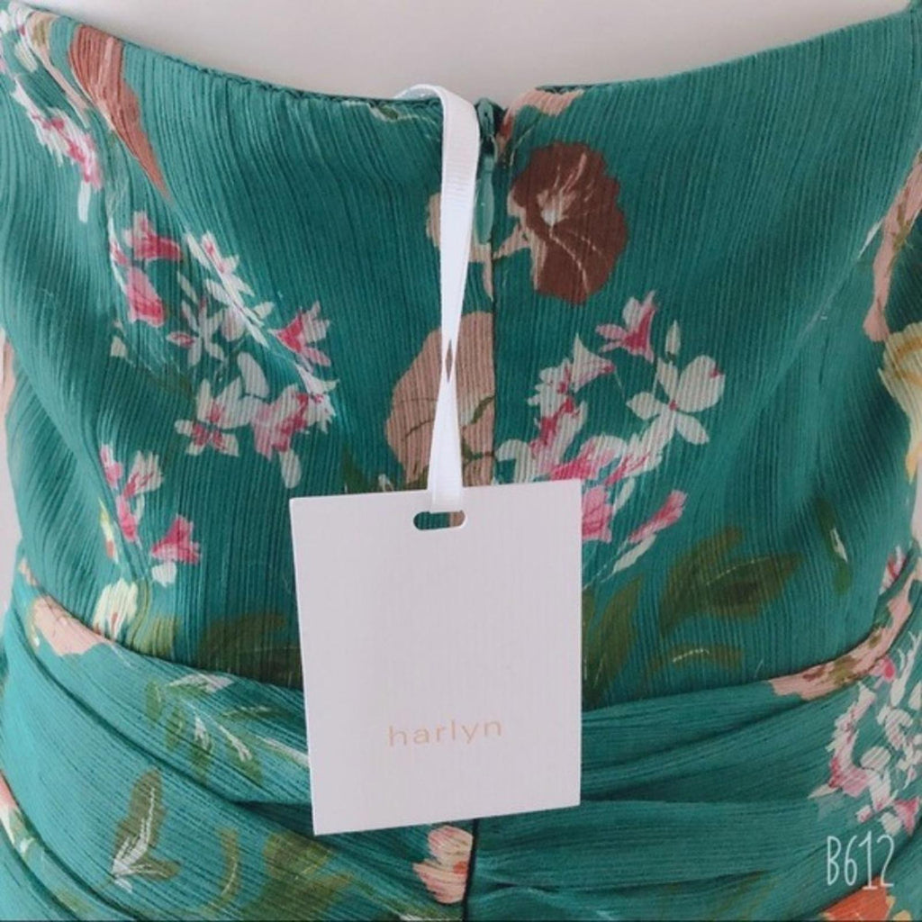 Harlyn Airy Strapless Sweetheart Neck Dress w/Drapery Asymmetric Hem Size 12(XL)