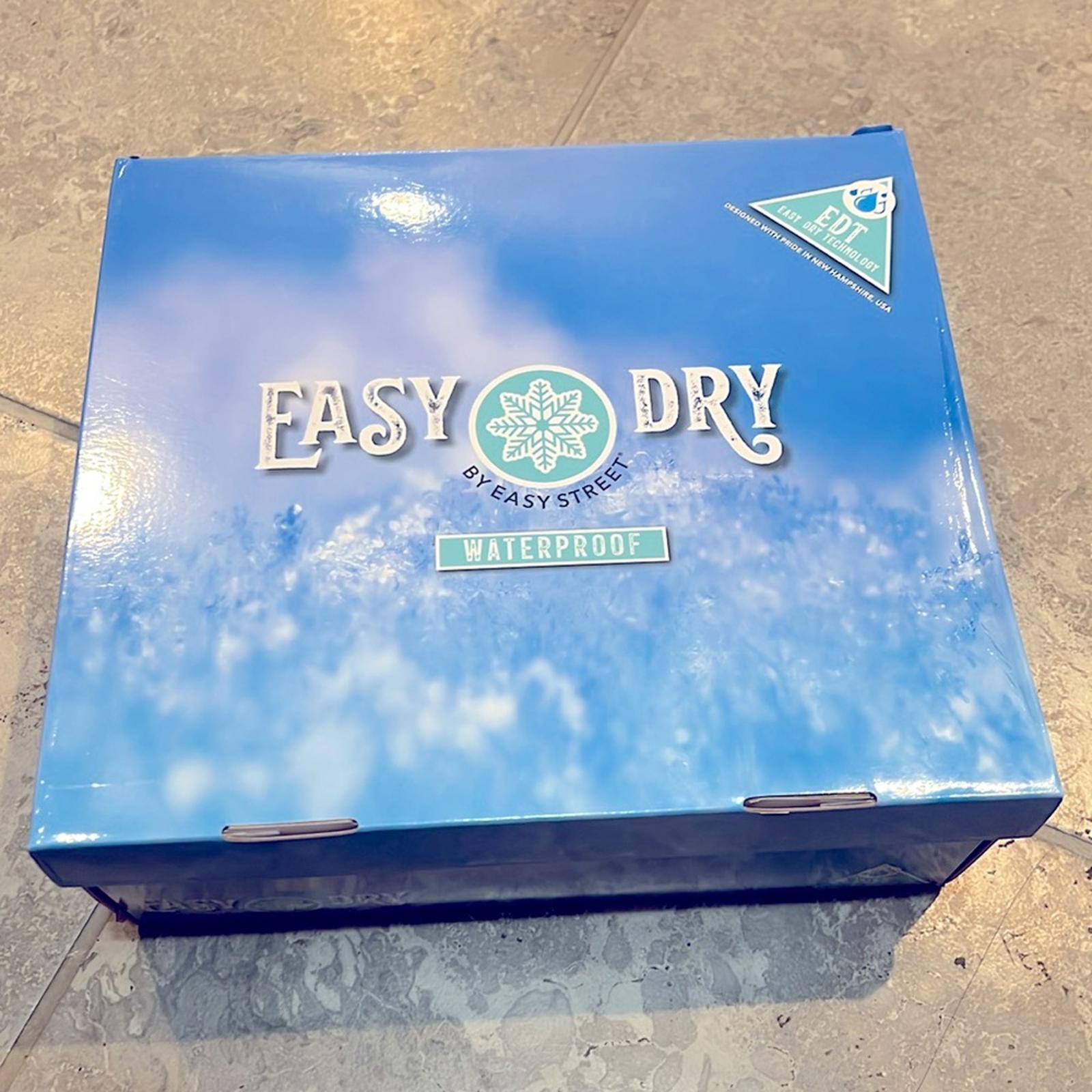 Easy Street Easy Dry by Cuddle Waterproof Boots in Grey/Nylon Size 8 NEW in Box