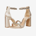 Jewel Badgley Mischka Odessa, Champagne w/Dazzling Crystals Size 8.5 Retail $119