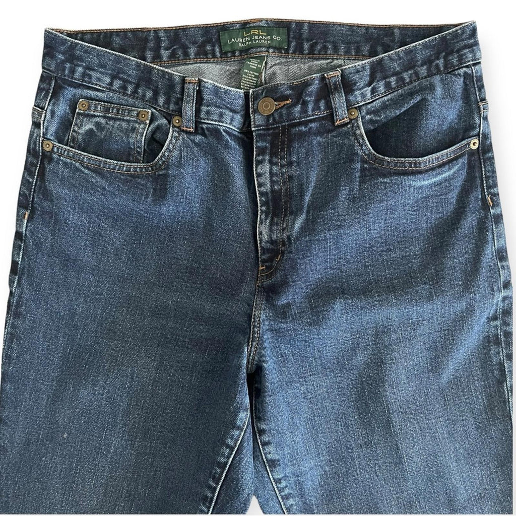 Lauren Ralph Lauren Straight Leg Jeans, Blue Denim Size 12