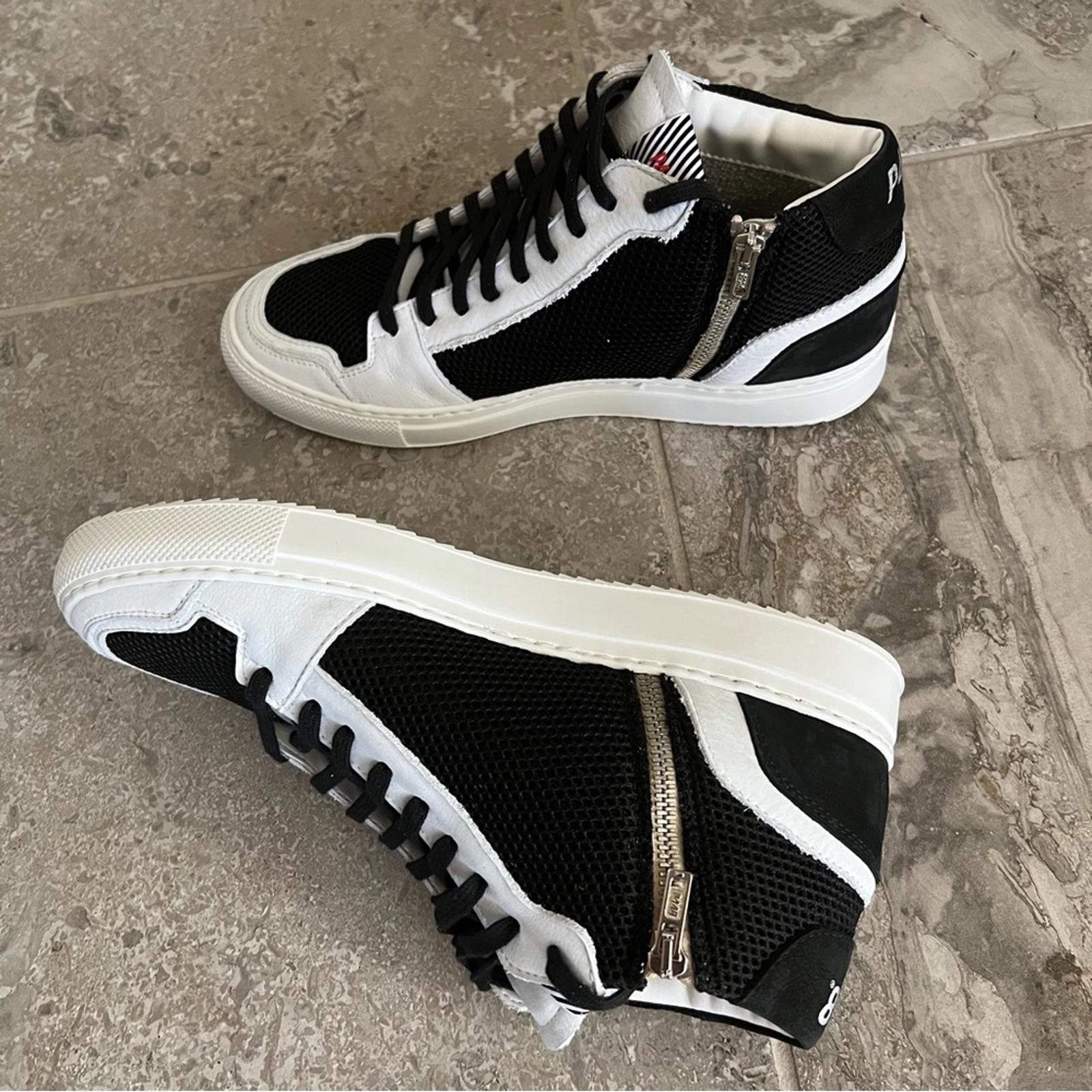 P448 Zac Mid-Top Fashion Sneakers, Made in Italy), Size EU 42 New w/o Box