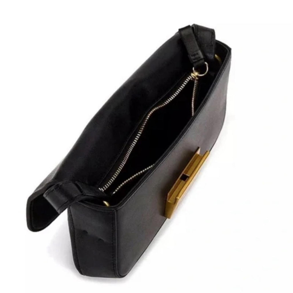 Loeffler Randall x Revolve Stefania Baguette Bag in Black NWT