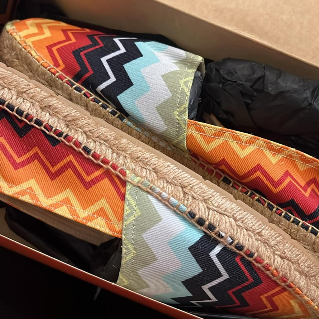 Missoni Men's Slip On Espadrilles, Size 44 New in Box