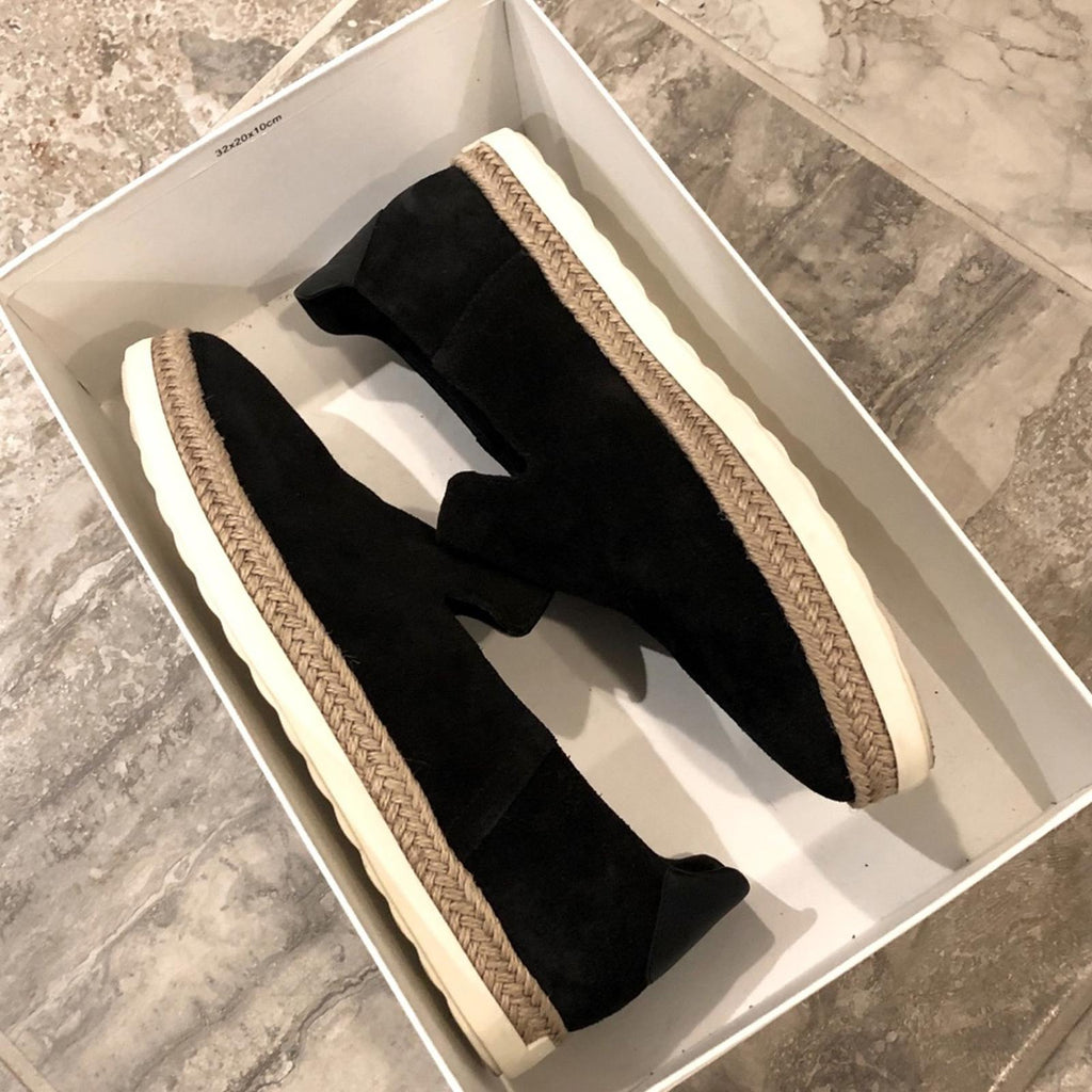 Vince Dillon Black Sneakers, Size 8, New in Box