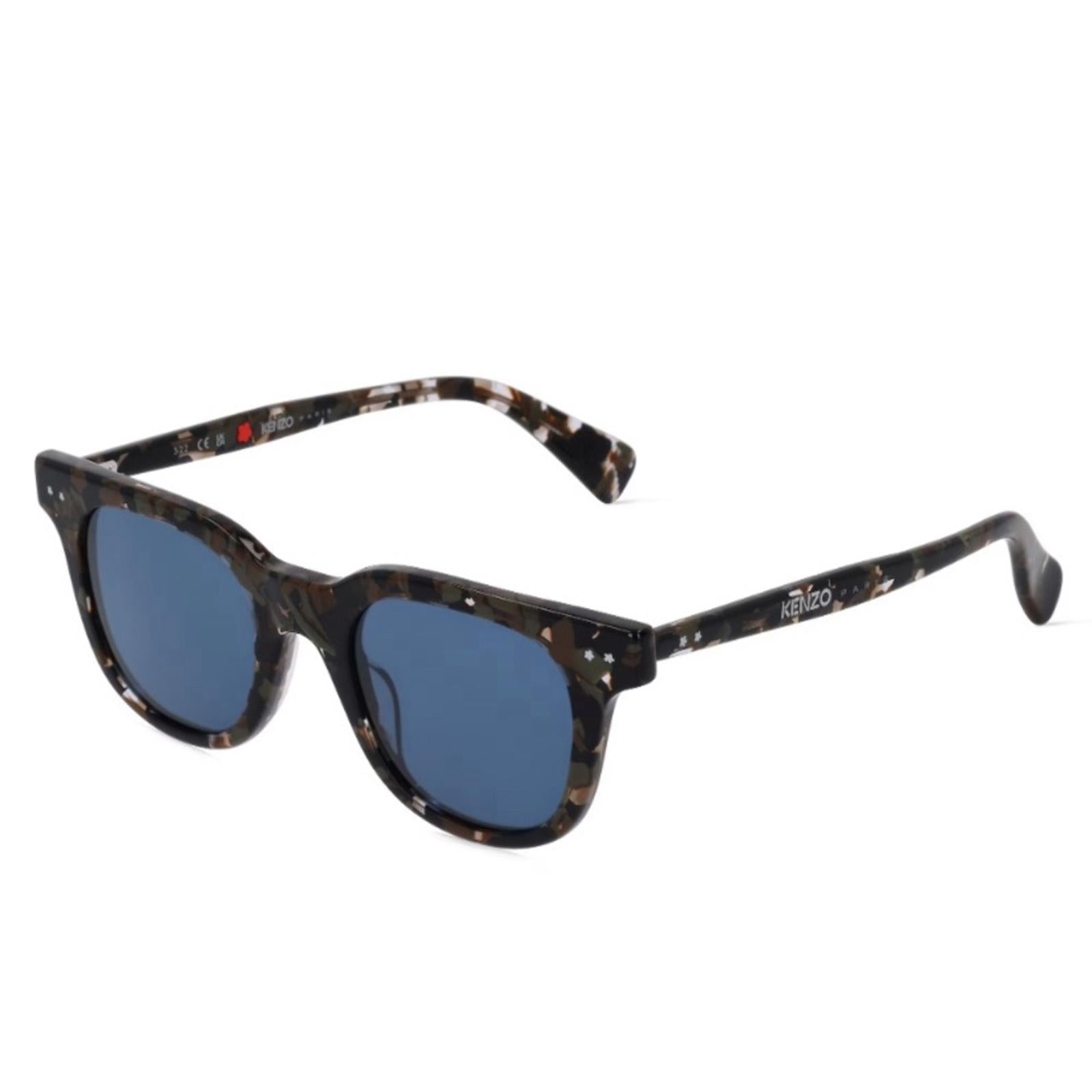 Kenzo Boke Flower Geometric Sunglasses, 48mm, Khaki Havannah Comes w/Case NWT
