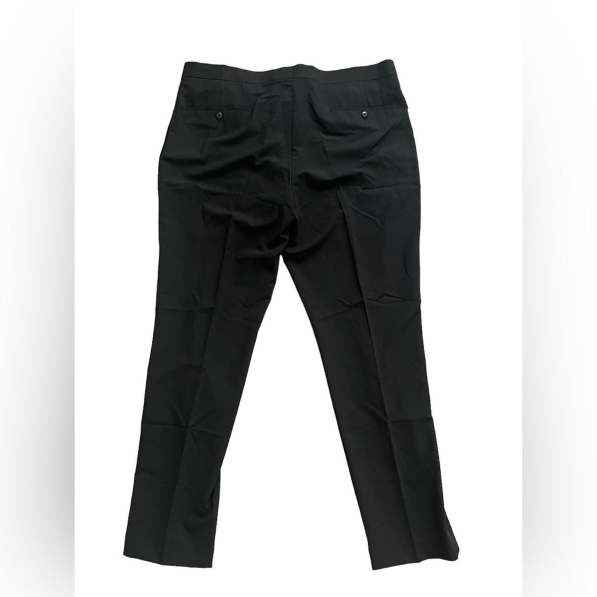 Nordstrom Trim Fit Tuxedo Stripe Black Dress Pants, Size 40W X 32L New w/Tag