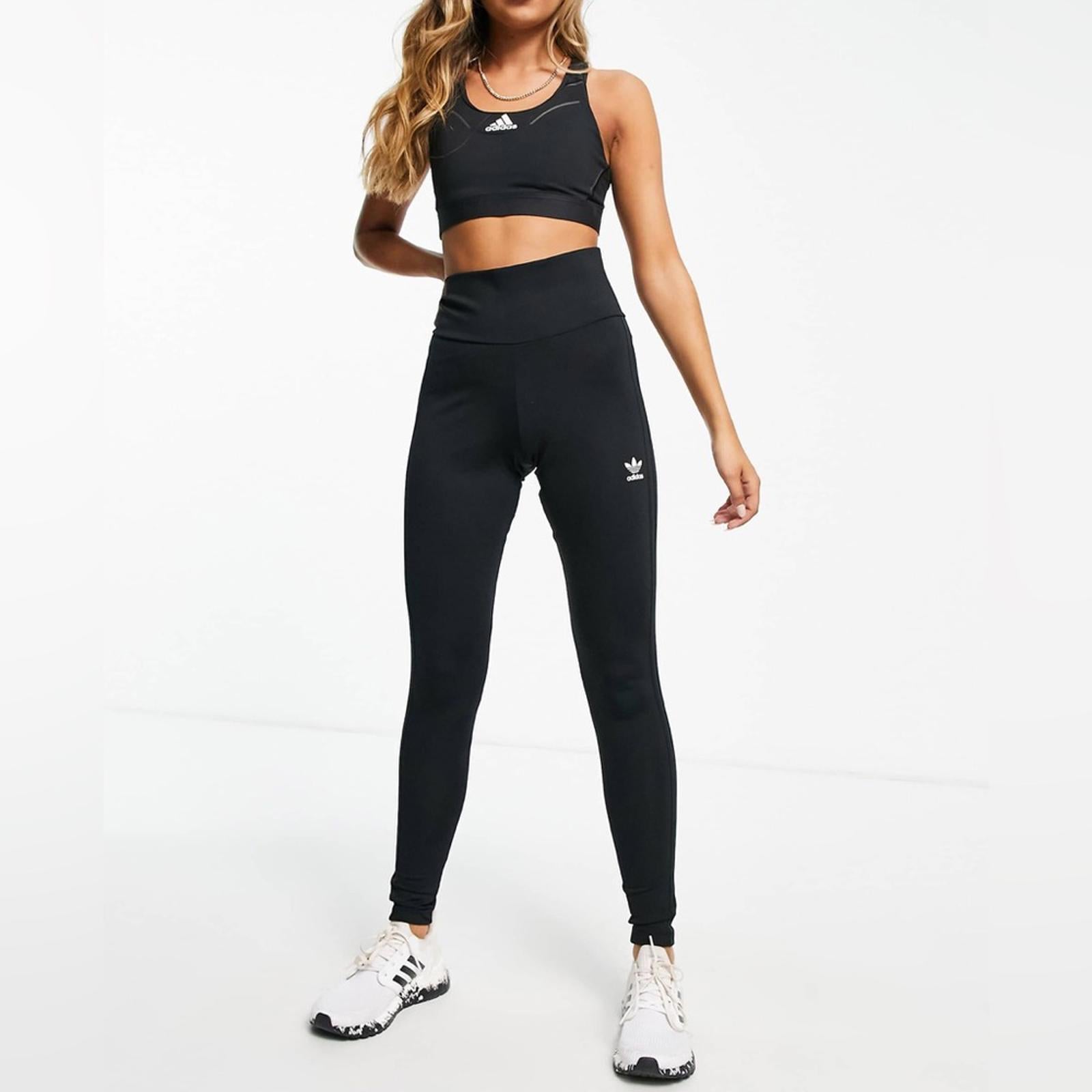 Adidas Originals High Waisted Leggings in Black, NWT, Size XS