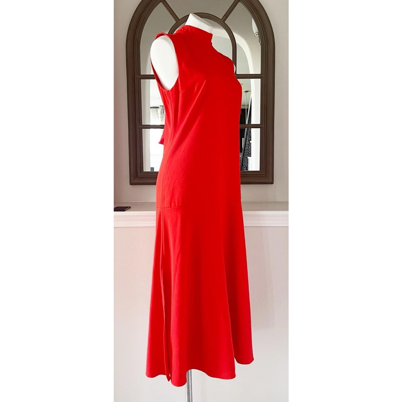 Victoria Beckham Back Tie Midi Shift Dress, Size UK 6, US 2 EXCELLENT!
