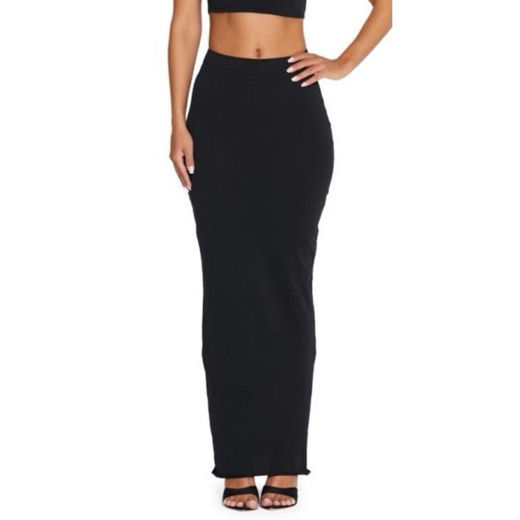 Naked Wardrobe Black Pencil Maxi Skirt, Size XS EXCELLENT!