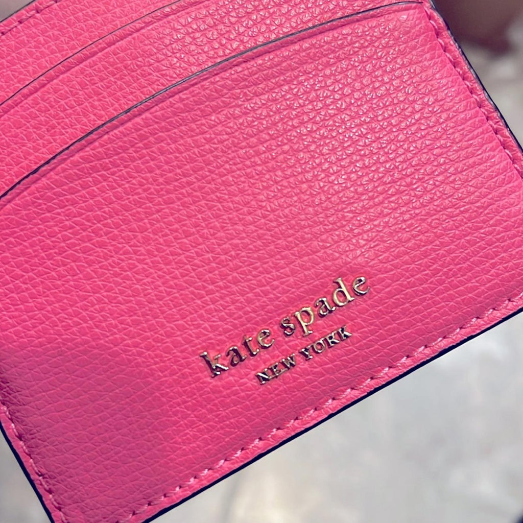 NEW Kate Spade Sylvia Cardholder in Hibiscus Tea