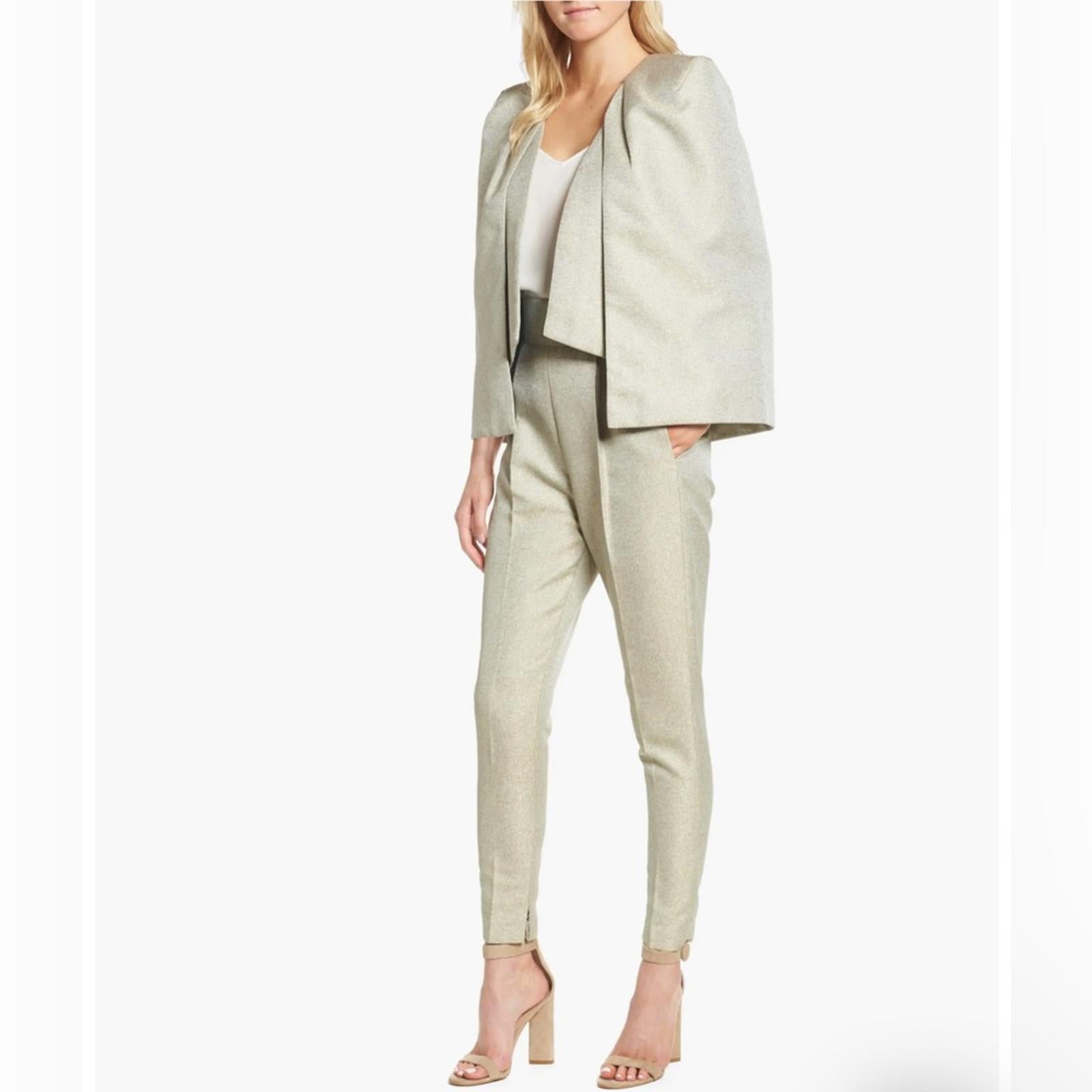 ELLIATT Valencia High Waist Ankle Skinny Pants in Sage, Size XS New w/Tag