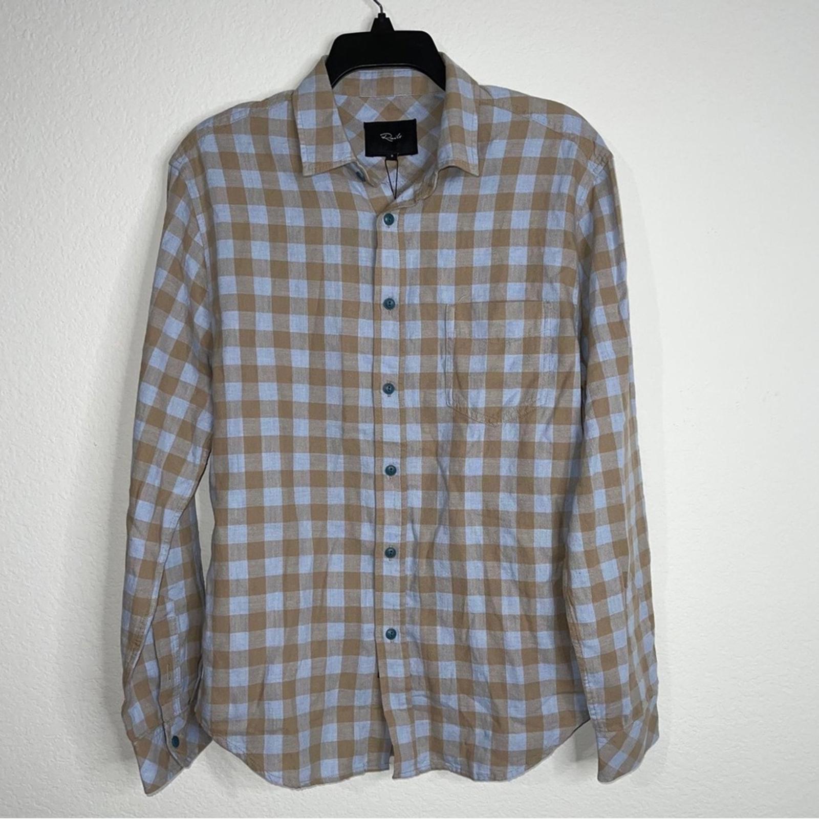 Rails Wyatt Regular Fit Checkered Long Sleeve Shirt, Size S New w/Tag $148