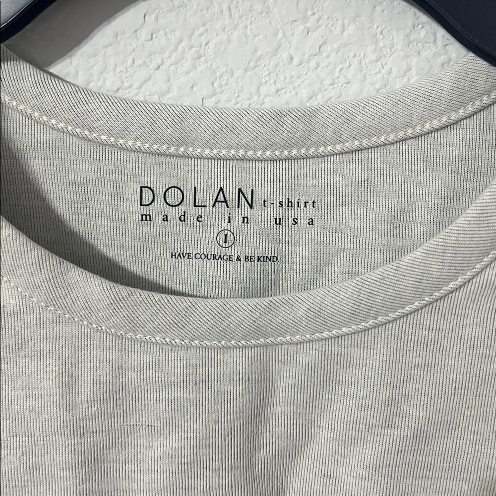 Dolan Left Coast Anthro Metallic Silver Shine Boxy Sweatshirt, Size L, NEW