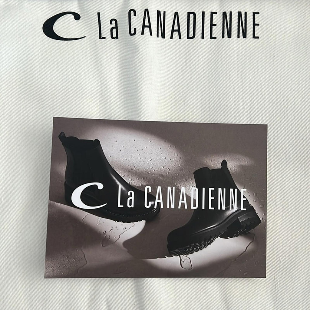 NWT La Canadienne Paul Buckled High Heel Boots, Black Size 7.5M New in Box