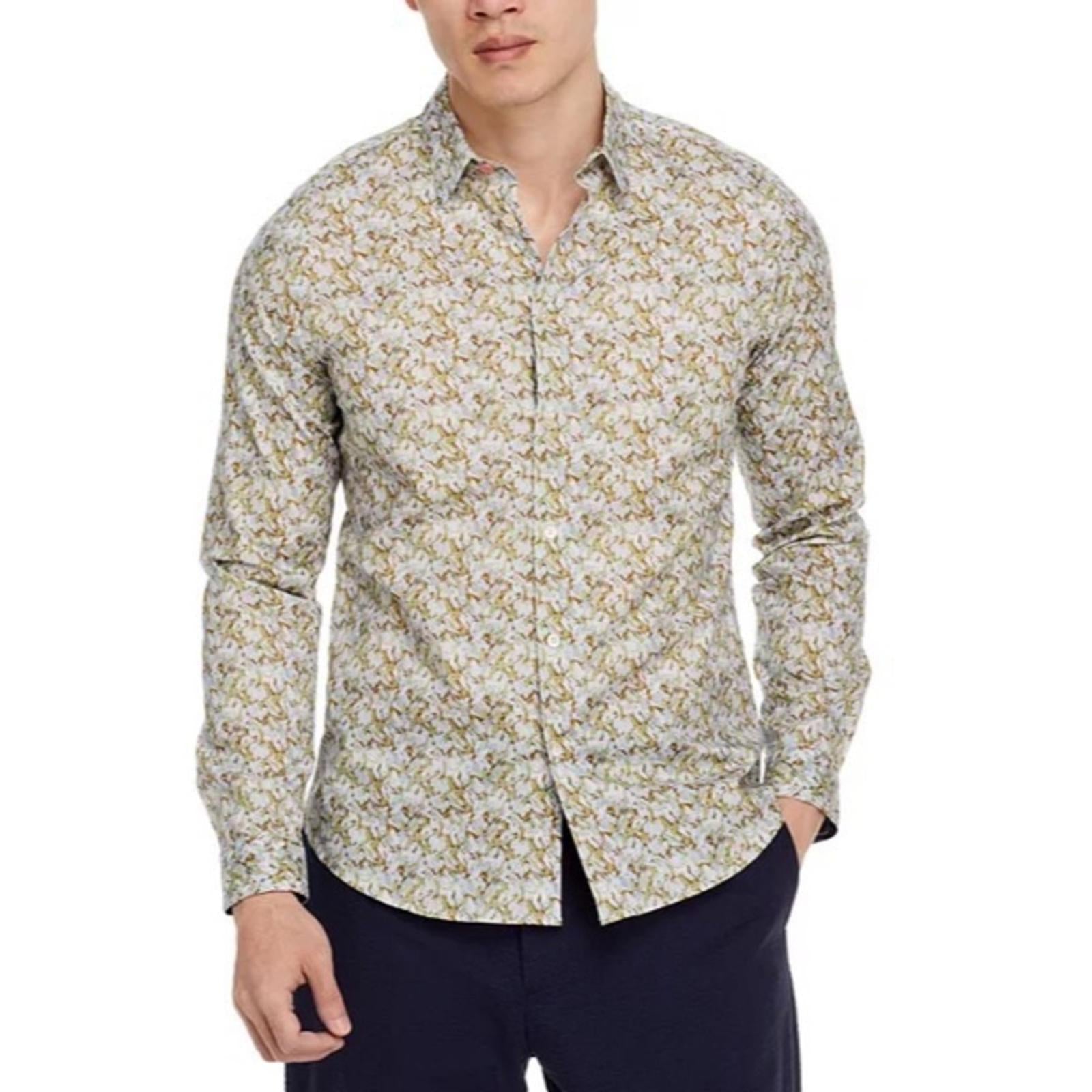 PS Paul Smith Slim Fit Long Sleeve Button Front Men's Shirt, Size S, NEW