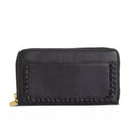 Style & Co BLACK Whip-Stitch Zip Wallet, New w/Tag